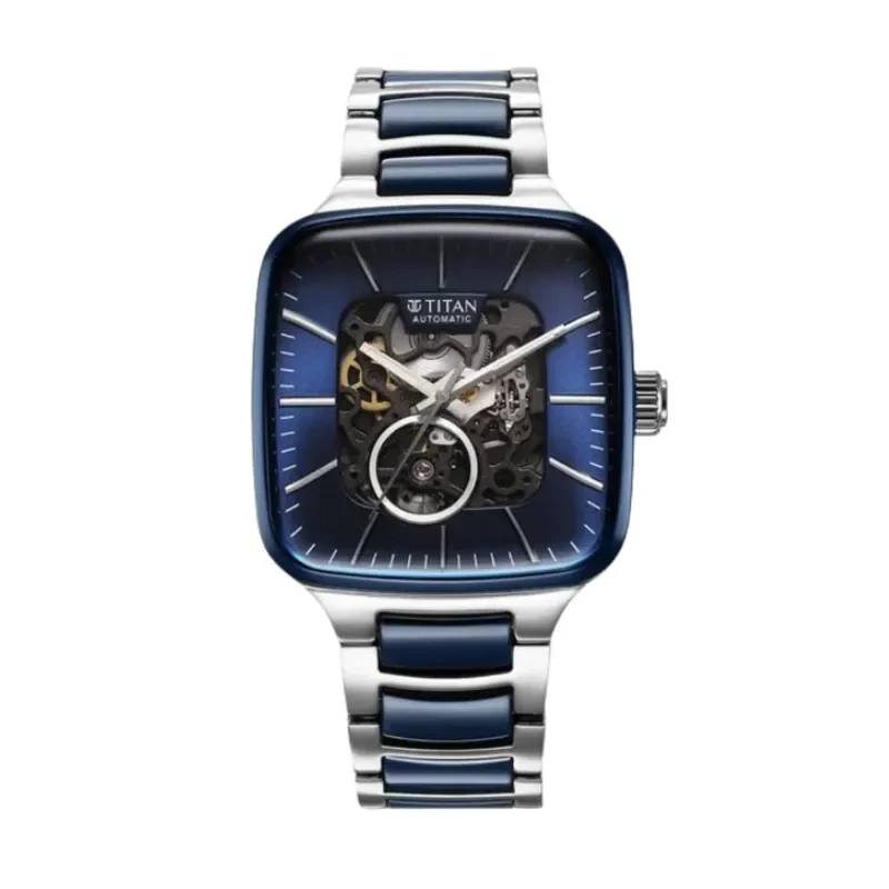 Titan Ceramic Automatic Two-tone Men’s Watch- 90175KD02